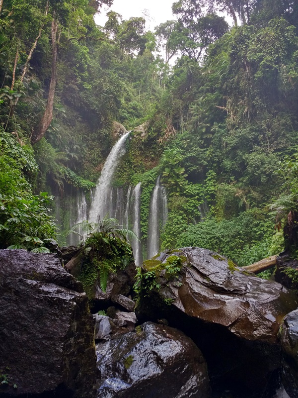 Llegando a la cascada de Tiu Kelep - Senaru - Lombok