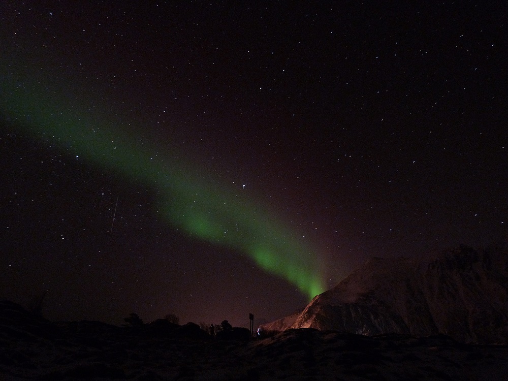 La primera aurora en las Lofoten