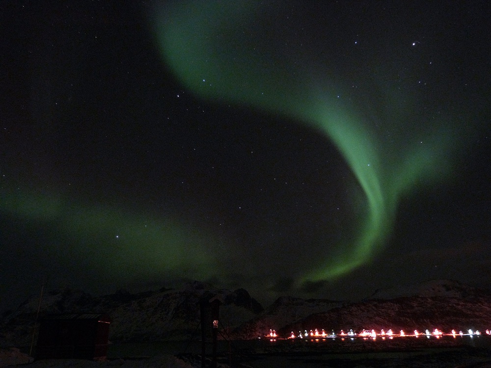 Luces del norte en Lofoten