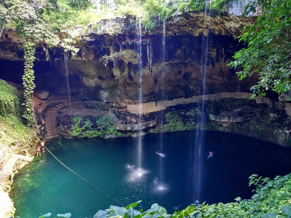 El cenote Zaci en Valladolid