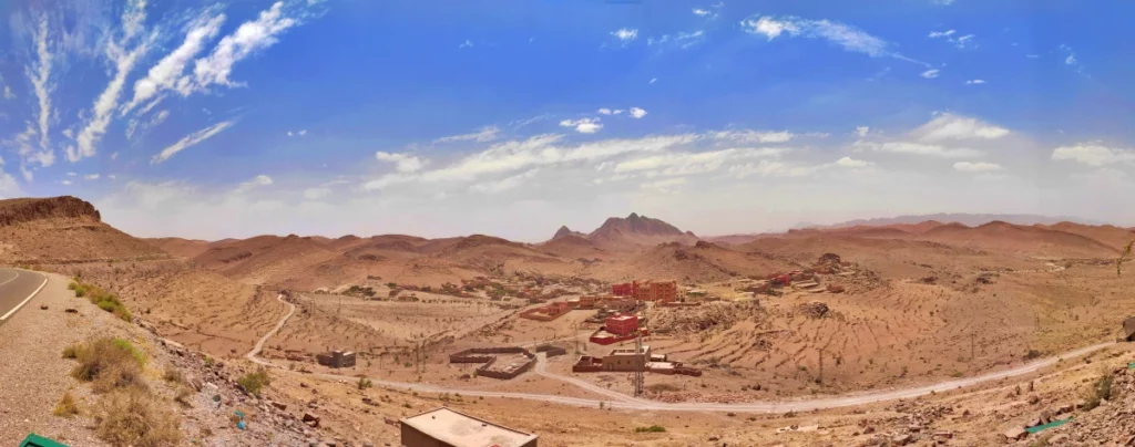 Panorámica-Camino-Tafraoute